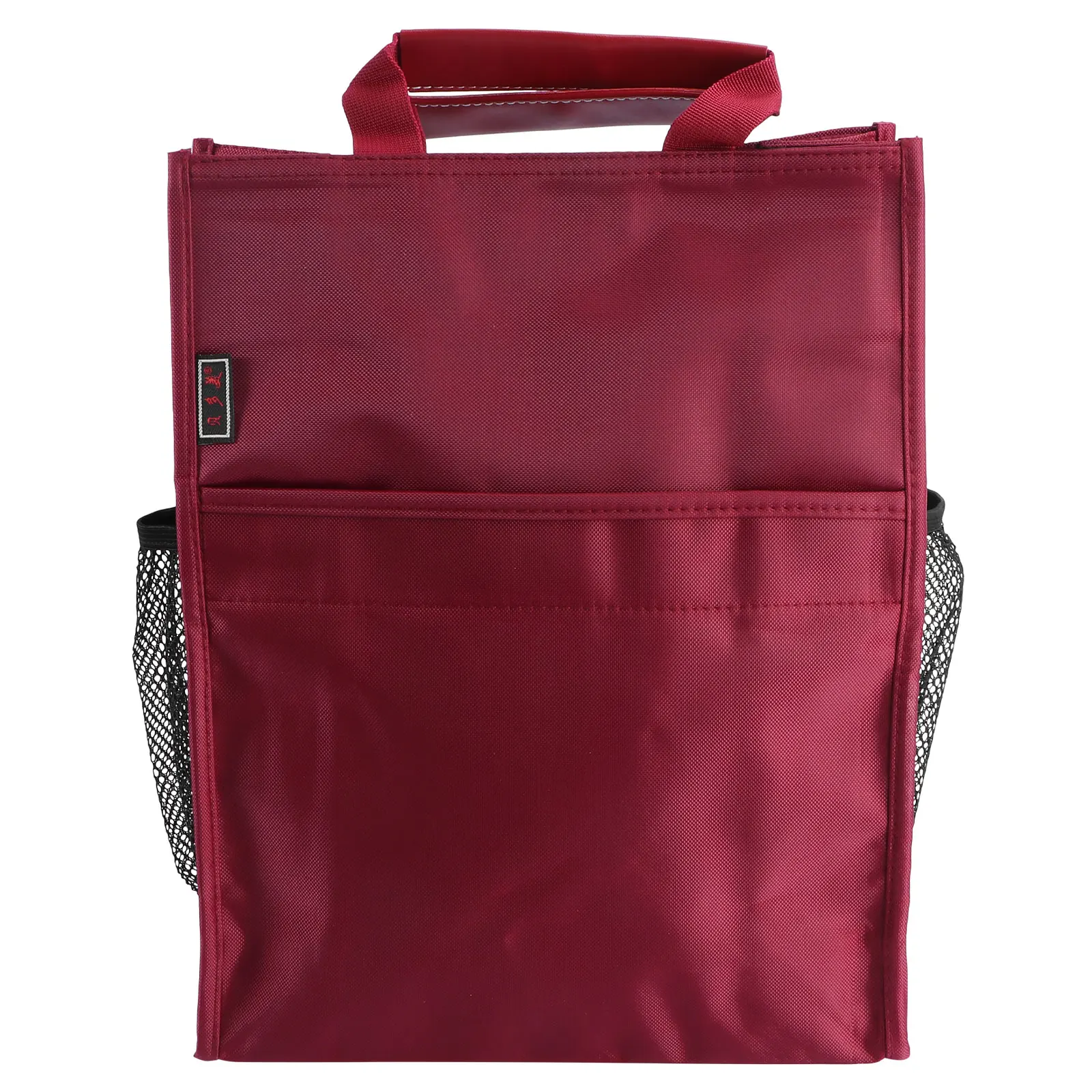 

Oxford Document File Bag Large Capacity Storage Separate Pockets Waterproof Cloth Notebook Holder Students Schoolbag Tutorial