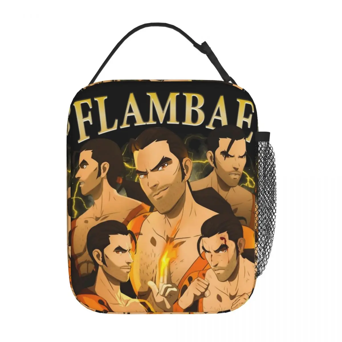 

Vintage Flambae Dispatch Game Thermal Insulated Lunch Bags for Picnic Portable Food Bag Men Women Cooler Thermal Lunch Boxes
