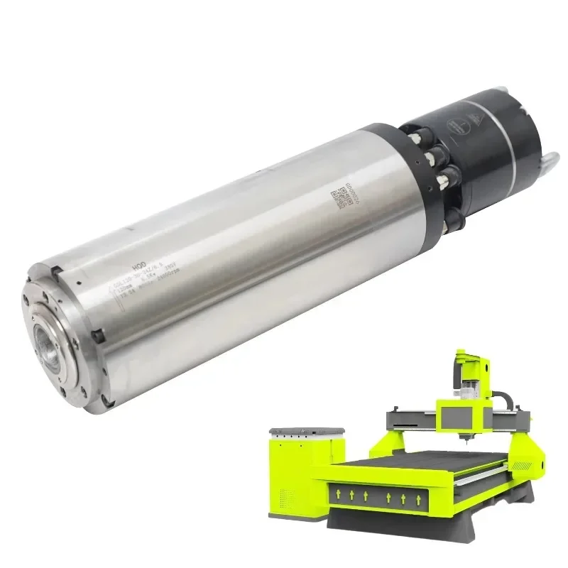 HQD 6.5KW 24000rpm BT30 المياه المبردة ATC آلة أداة المغزل المحرك لطحن المعادن GDL120-30-24Z/6.5