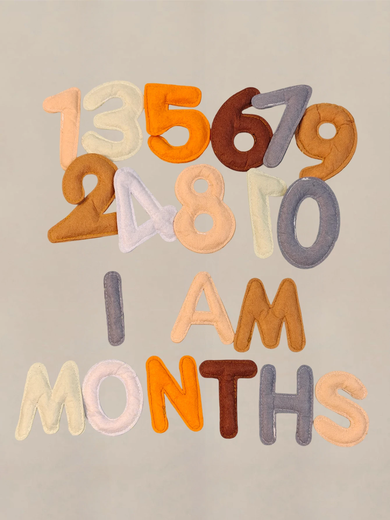 20 قطعة معلم الطفل الشهري ورأى أرقام وحروف الوليد التصوير الدعائم رقم الصورة علامة معلم علامات دش الهدايا