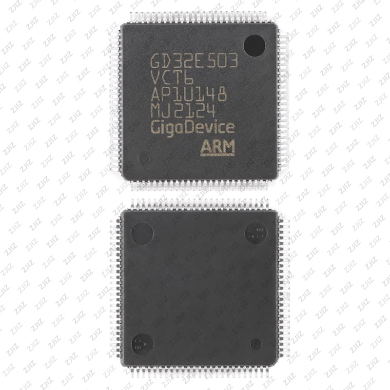 GD32E503VCT6 LQFP-100 ARM Cortex-M33 32 بت متحكم-MCU Core، IC الأصلي