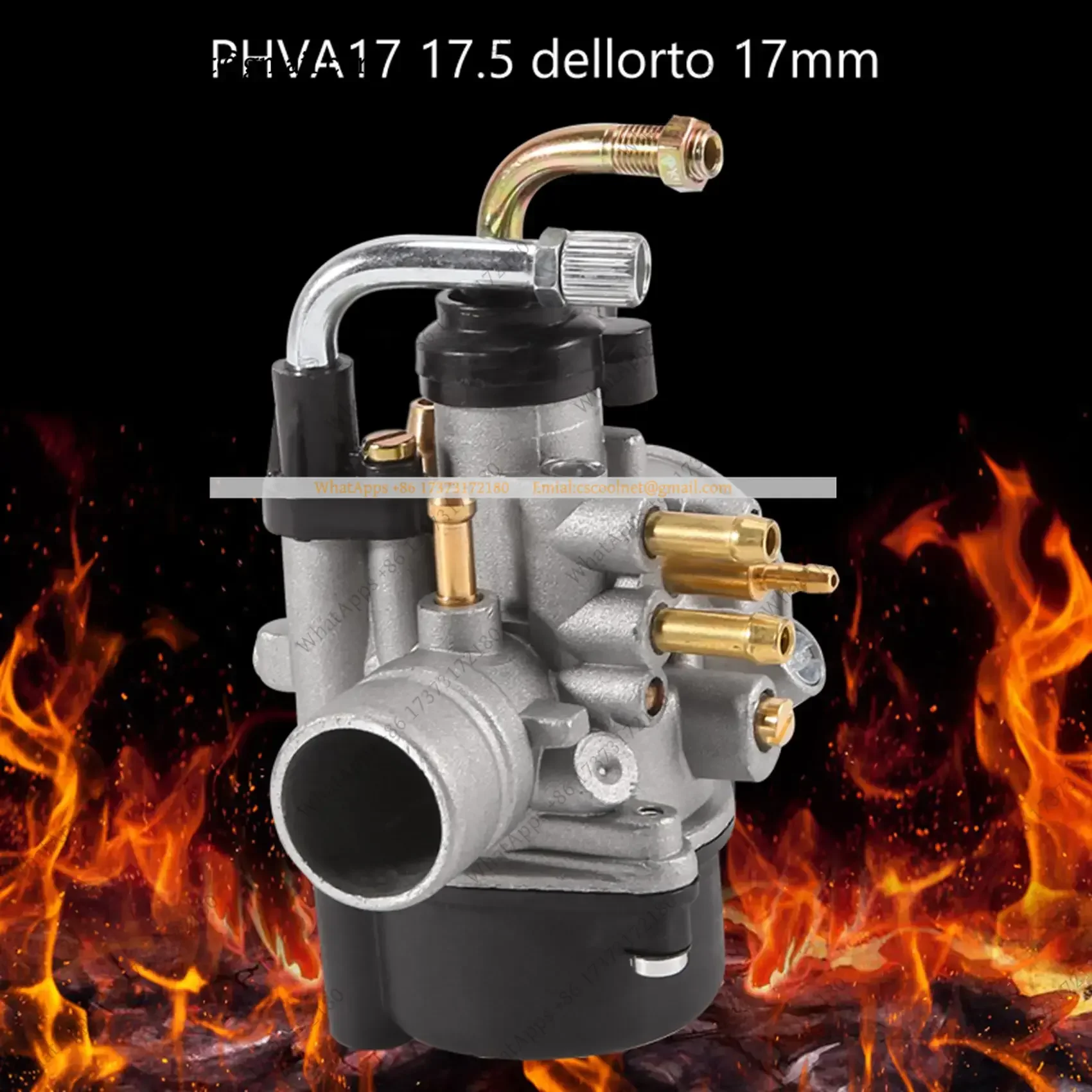 k06 17mm Replacement Carburetor PHVA17 17.5 For Aerox 50 Minarelli 2 Stroke