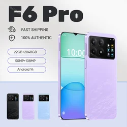 スマートフォン,f6 pro,Android 14,qualcomm,snapdragon 8,gen3,HD, 22GB 2048GB,108mp 50mp,8000mah,7.3インチ,新品