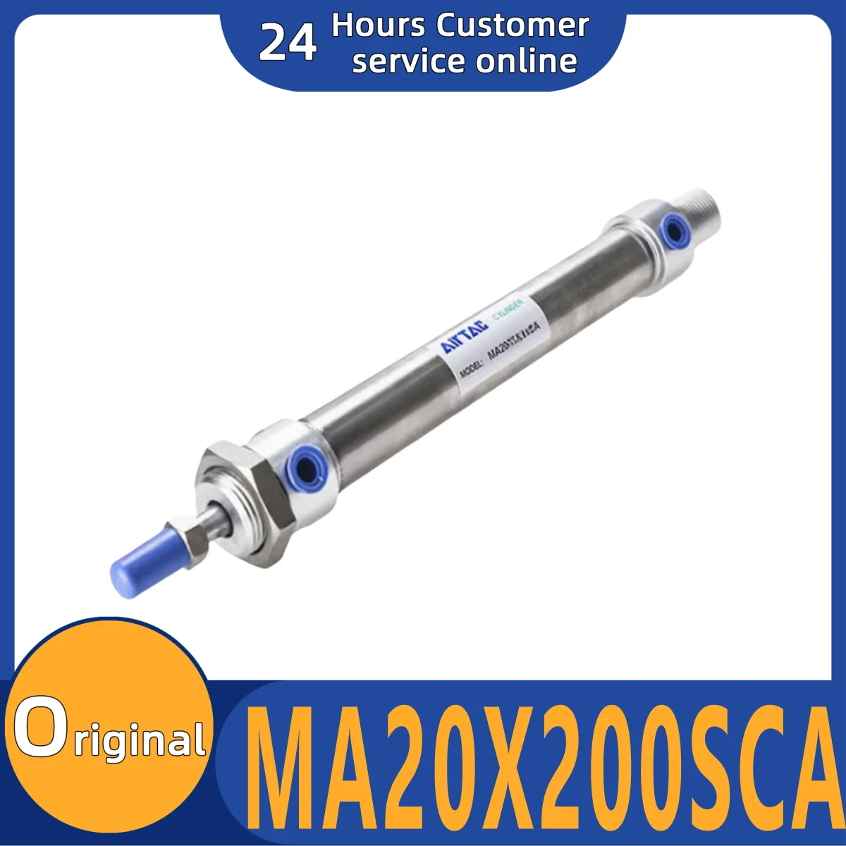 

Brand new original mini cylinder MA20X200SCA MA20X225SCA MA20X250SCA MA20X300SCA