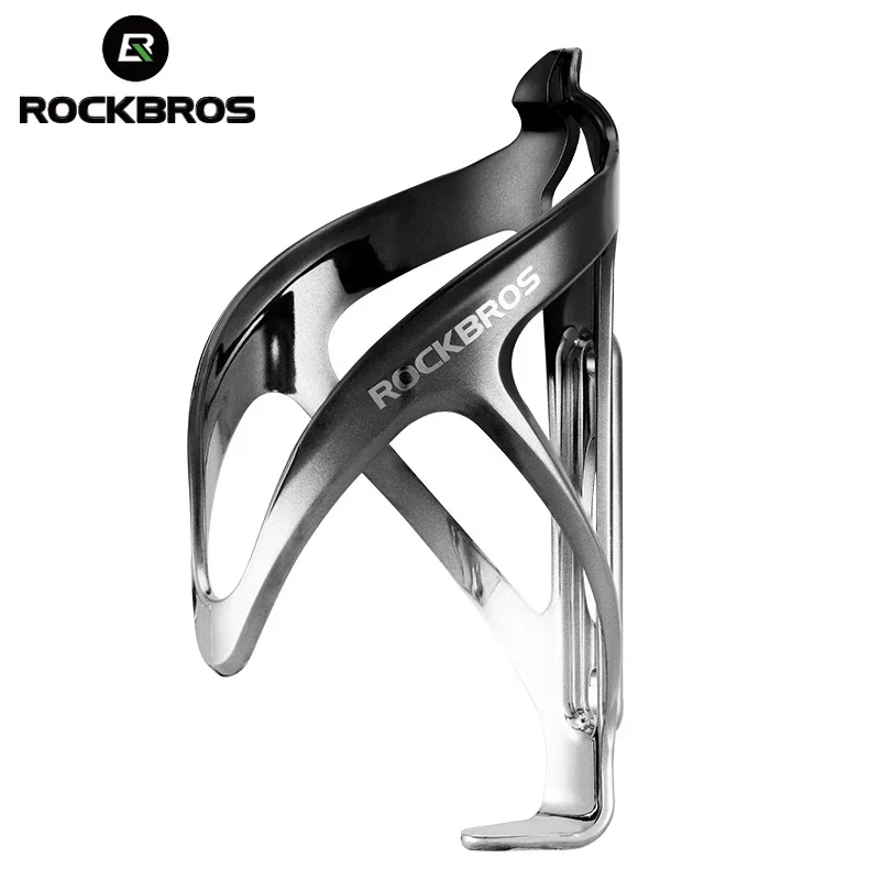 ROCKBROS MTB Bike PC Bottle Cage Toughness Integrally Molded Electroplating Ductility Bottle Holder 3 Colors Bicycle Accessories