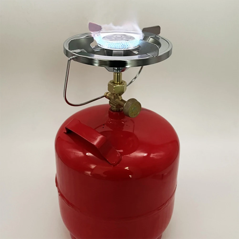 

Portable Camping Gas Stove Outdoor Cooking Metal Windproof Mini Iron Backpacking Liquefied Safe Material Cooker Durable Zinc