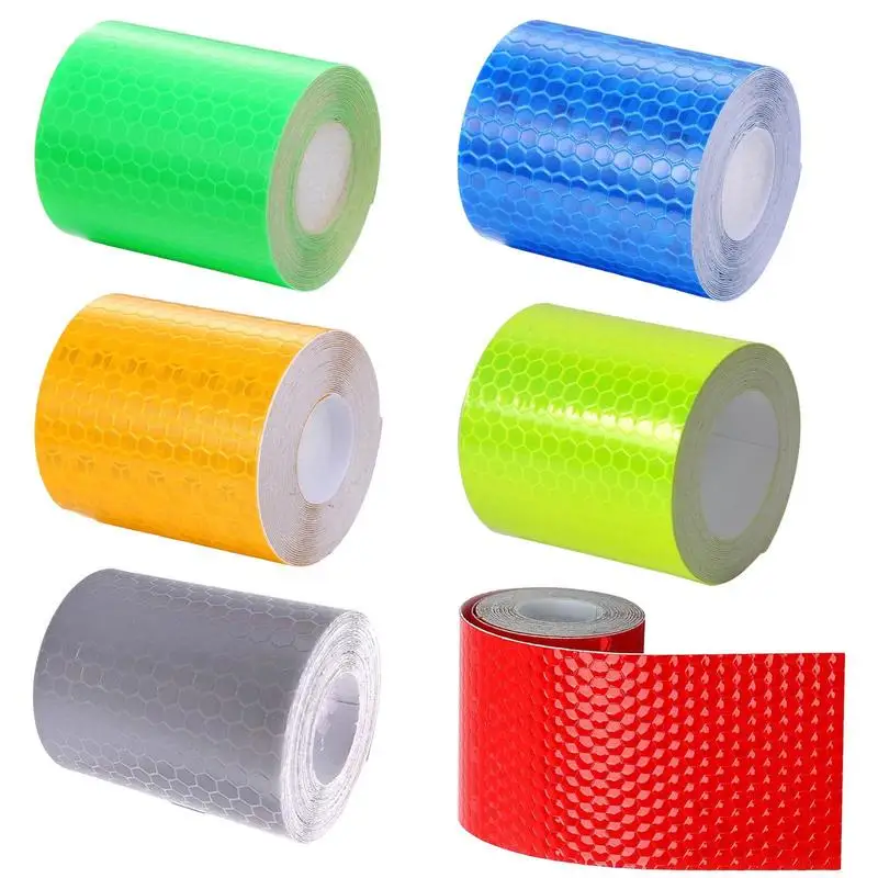 Car Bumper Reflective Stickers Safety Warning Tapes For Night Visibility  Waterproof PVC Reflector Stickers Decals For Car