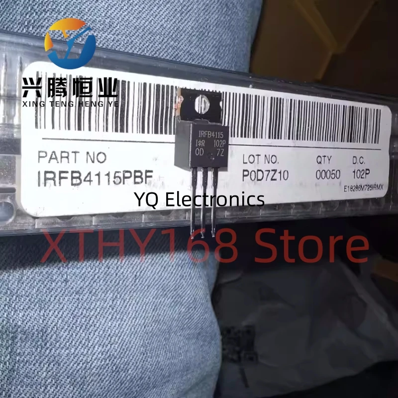 10Pcs/lot IRFB4115PBF IRFB4115 IRF4115 150V 104A TO-220 Inverter controller field effect transistor