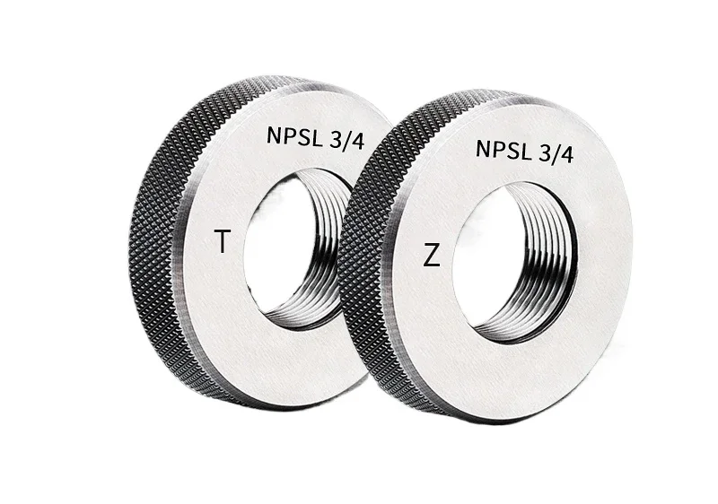 American Tapered Pipe Pass Stop Thread Ring Gauge NPSL 1/8 1 1/4 3/8 1 1/2 3/4 1 Inch American Standard Go and Nogo