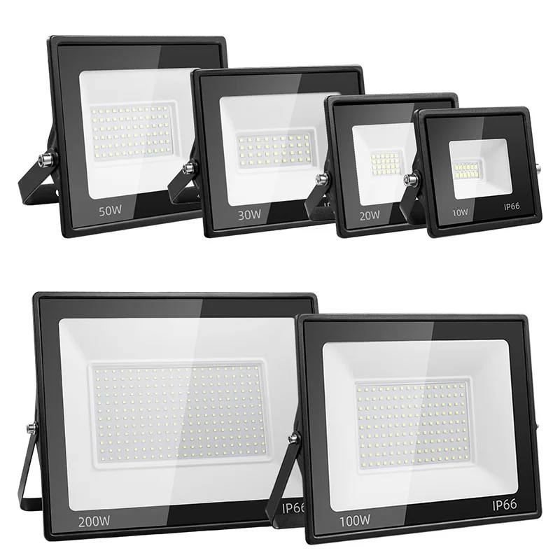 AC220V LED-Flutlicht IP66 Wasserdicht 20W-200W Außenstrahler für Garten Veranda Hof Wegbeleuchtung