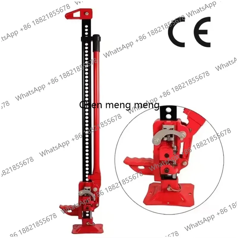 48-60 Inch High-mounted Agricultural Jack  3-ton Heavy-duty Ratchet-type Lift  Suitable for Tractors and Off-road Vehicles.