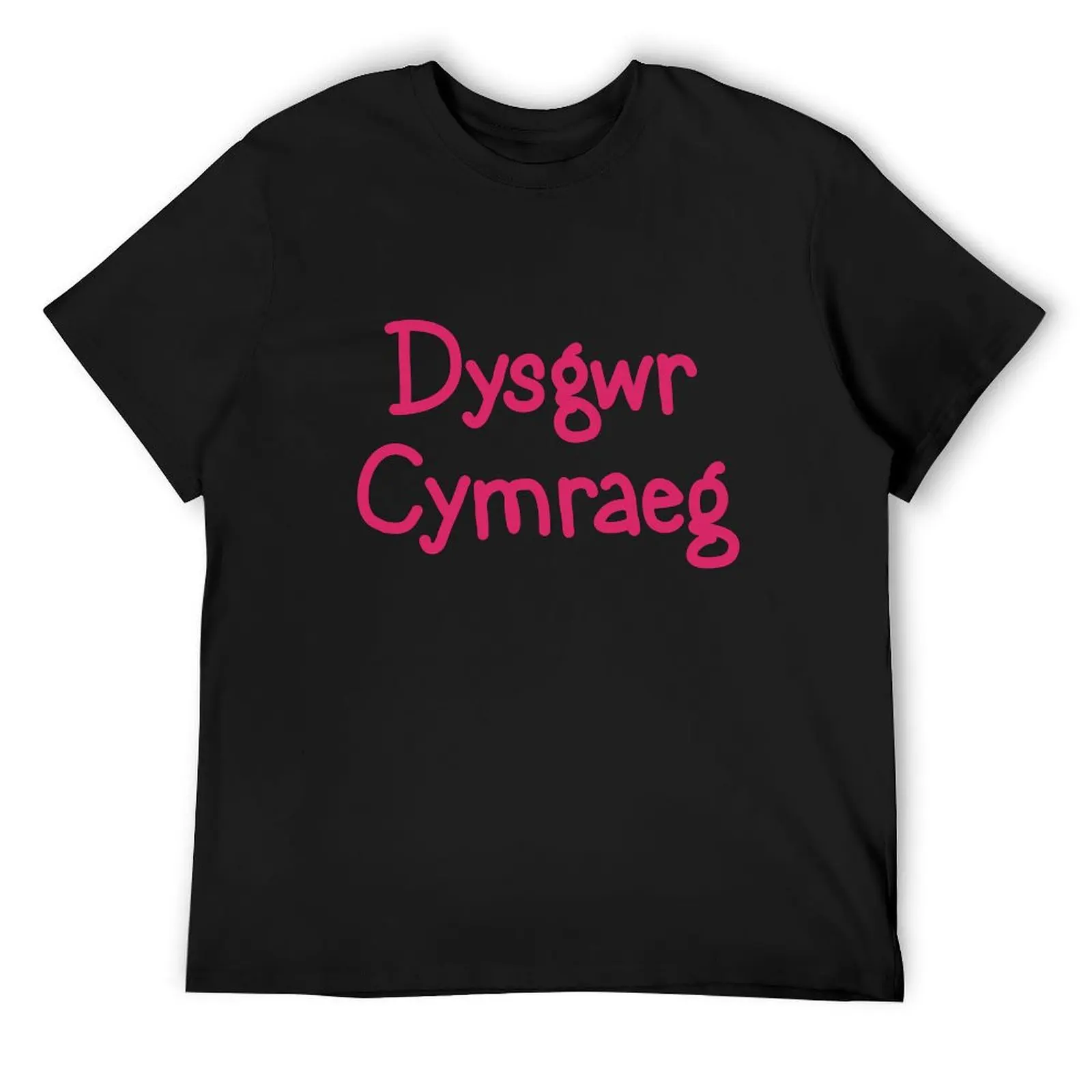 

Welsh Learner Dysgwr Cymraeg T-Shirt summer clothes summer shirt cotton graphic tees Men's t shirts