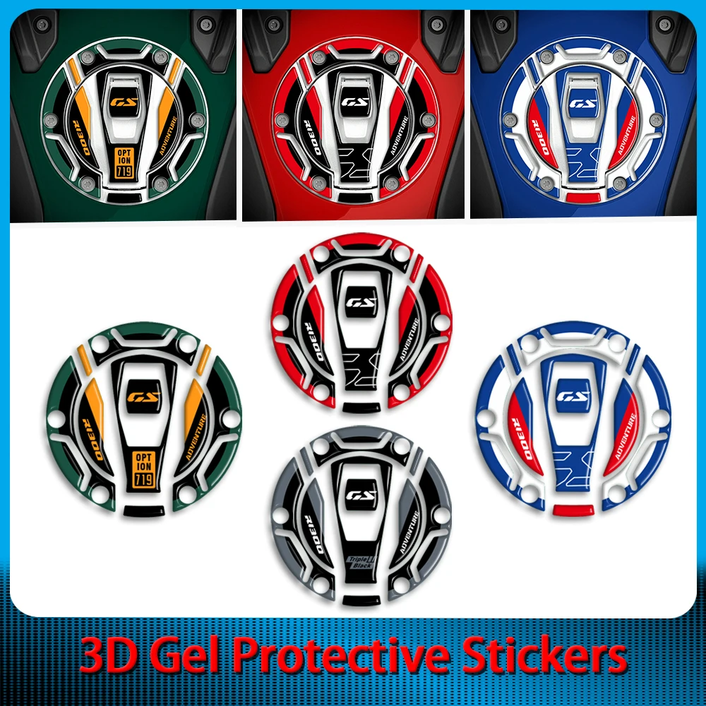 

Аксессуары для мотоциклов: 3D гелевые наклейки для защиты от царапин на крышку бака, комплект для R1300GS и R1300 GS Adventure 2023, 2024, 2025