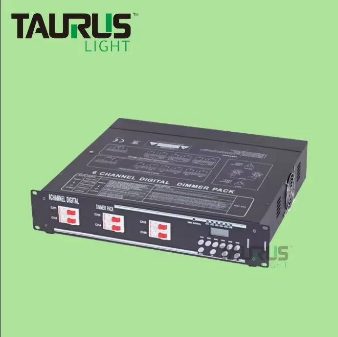 6 Channel Dmx512  Digital Dimmer Pack for Stage Lighting