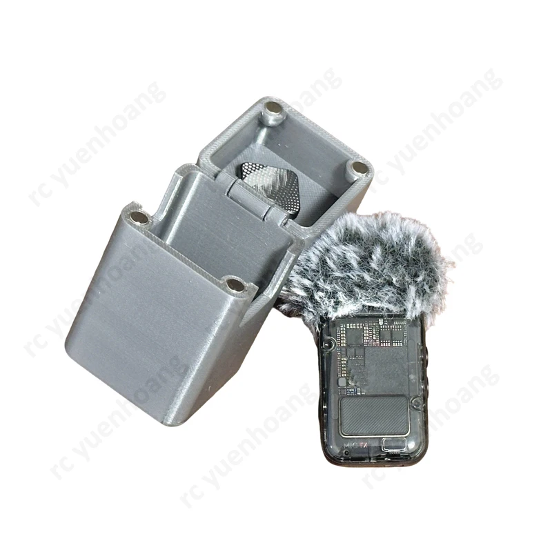 1PCS For DJI Mic 2 Microphone Transmitter Magnetic Storage Case Minimalist Organizer Box Anti-Scratch Shock-Absorbing Accessory