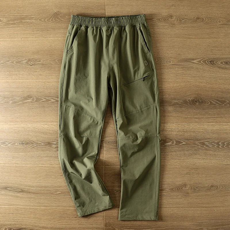 Imagem -02 - Calça Esportiva Elástica Leve Calça de Secagem Rápida Trekking ao ar Livre Respirável Casual Viagem Verão