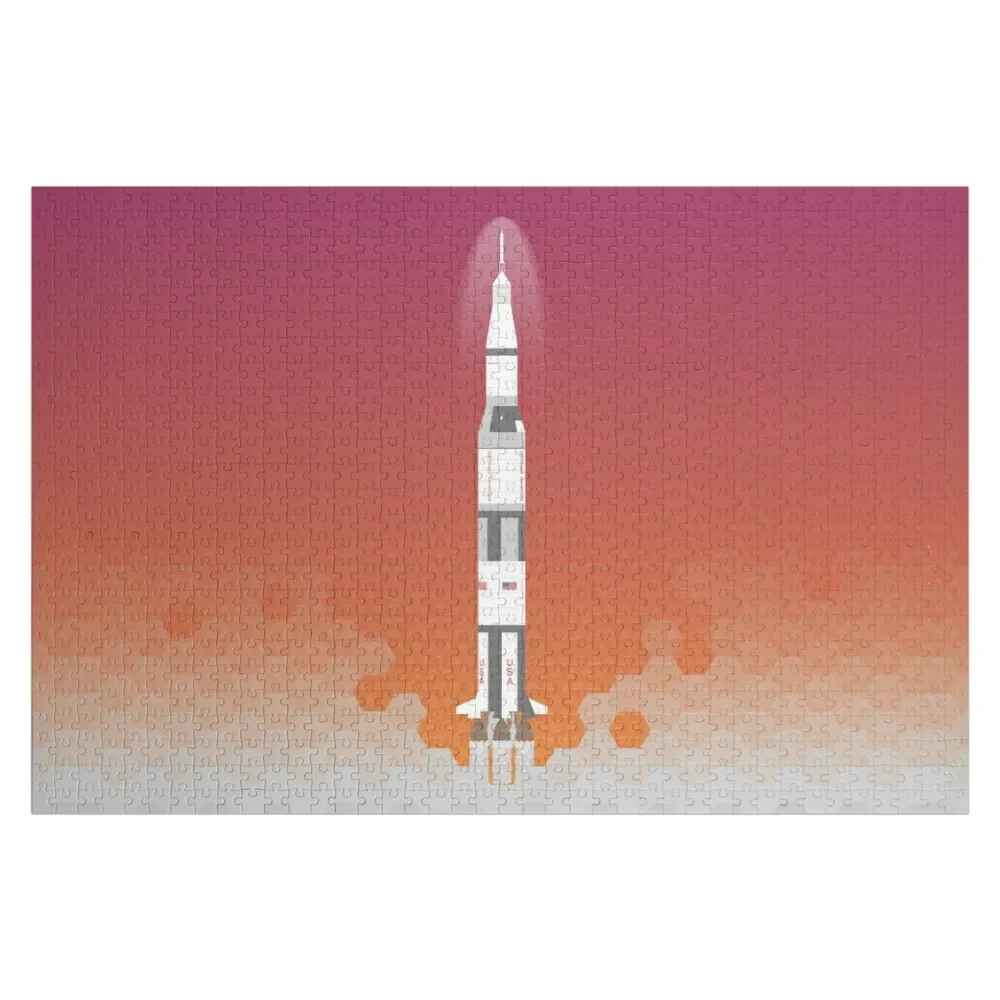 

Saturn V Jigsaw Puzzle Personalised Jigsaw Customized Photo Puzzle