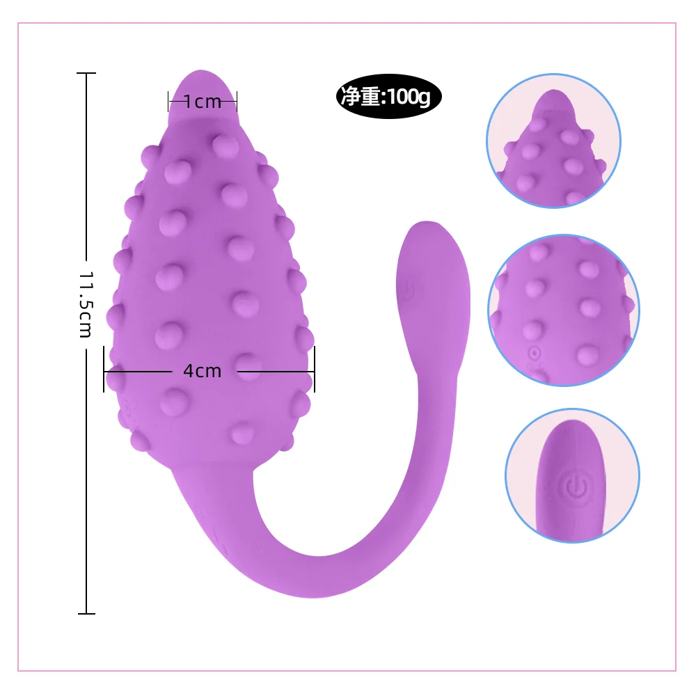 FAAK Patchwork Color  Vibrating Butt Plug Prostate Massage 10 Speeds Anal Beads Vibrator Portability Sex Toys For Women Men