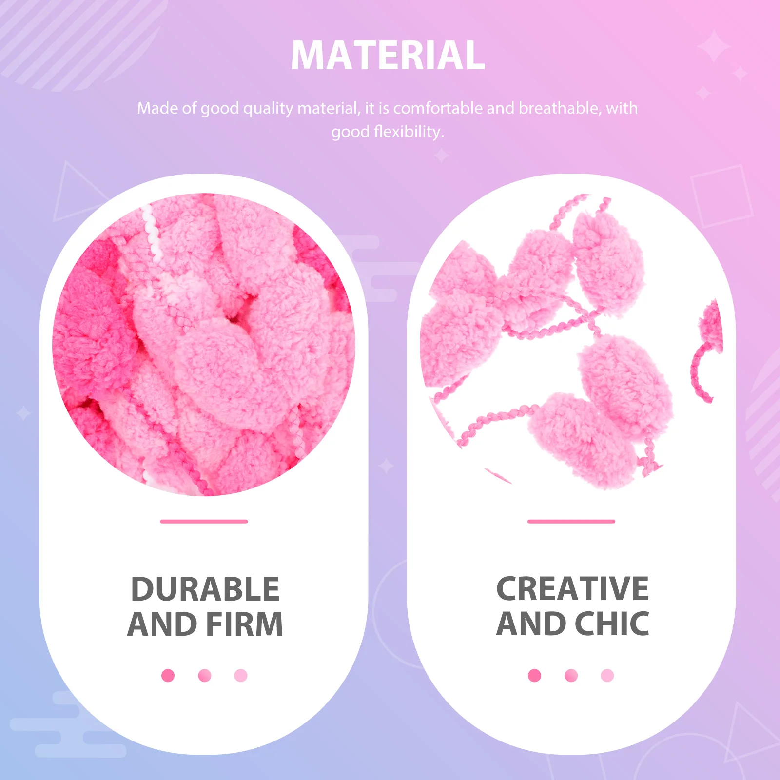 H knitting Woolen Yarn Slender Comfortable Braided Thread DIY Projects Decoration Household Friendly Skin Soft Texture Excellent