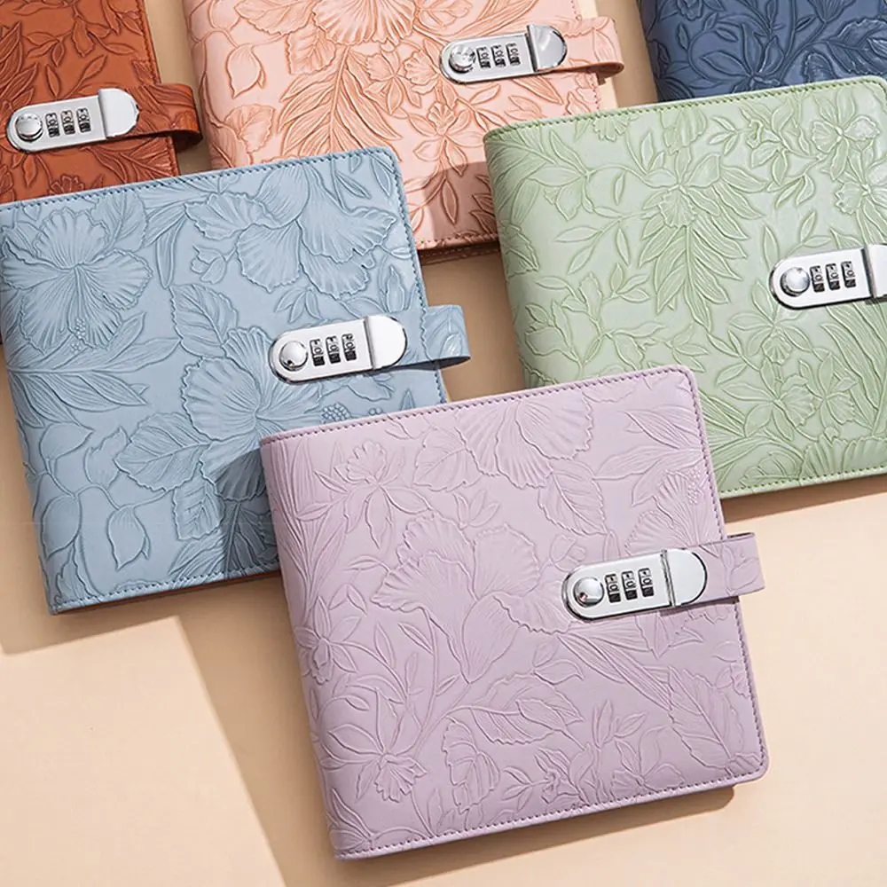 With Password Lock 200 Envelopes Money Saving Challeng Save Money PU Savings Binder Portable Reusable Savings Challenges Book