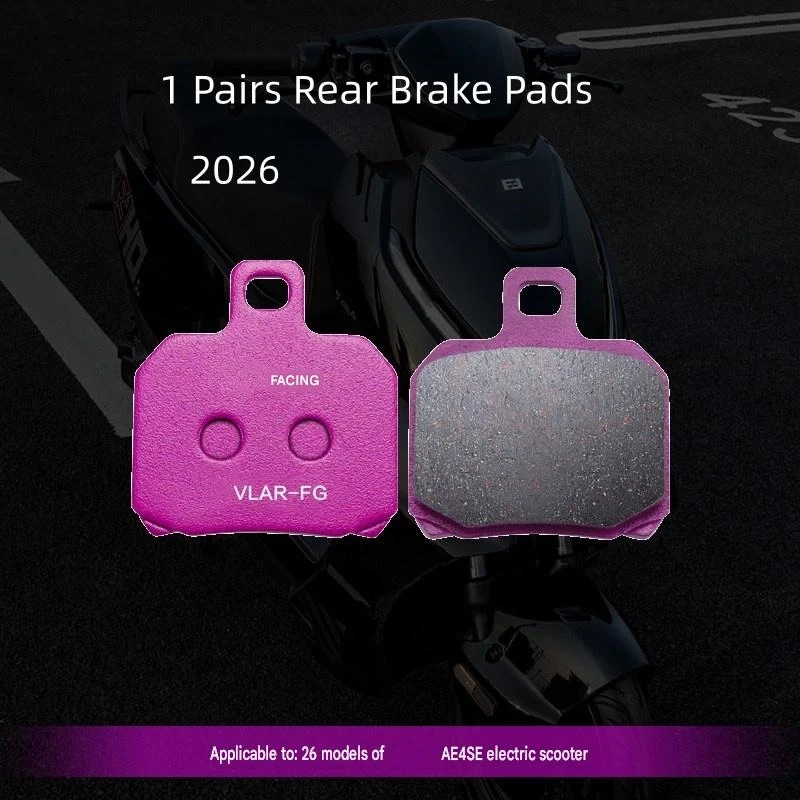 For ZEEHO AE4/AE4i/AE4lpro/AE4SE Ceramic Brake Pads New DTEC Low Dust Compound Quiet Braking For Daily Electric Scooter Commute