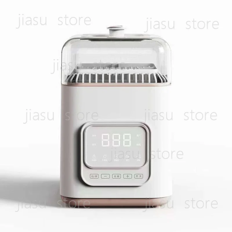 Large Capacity Infant Bottle Steam Sanitizer, Home Use High Temp Steriliser Holds Up To 8 Bottles