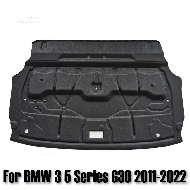 

For BMW 3 5 Series G30 2011-2022 Auto Rear Boot Trunk Firewall Mat Pad Cover Sound Heat Insulation Cotton Noise Deadener