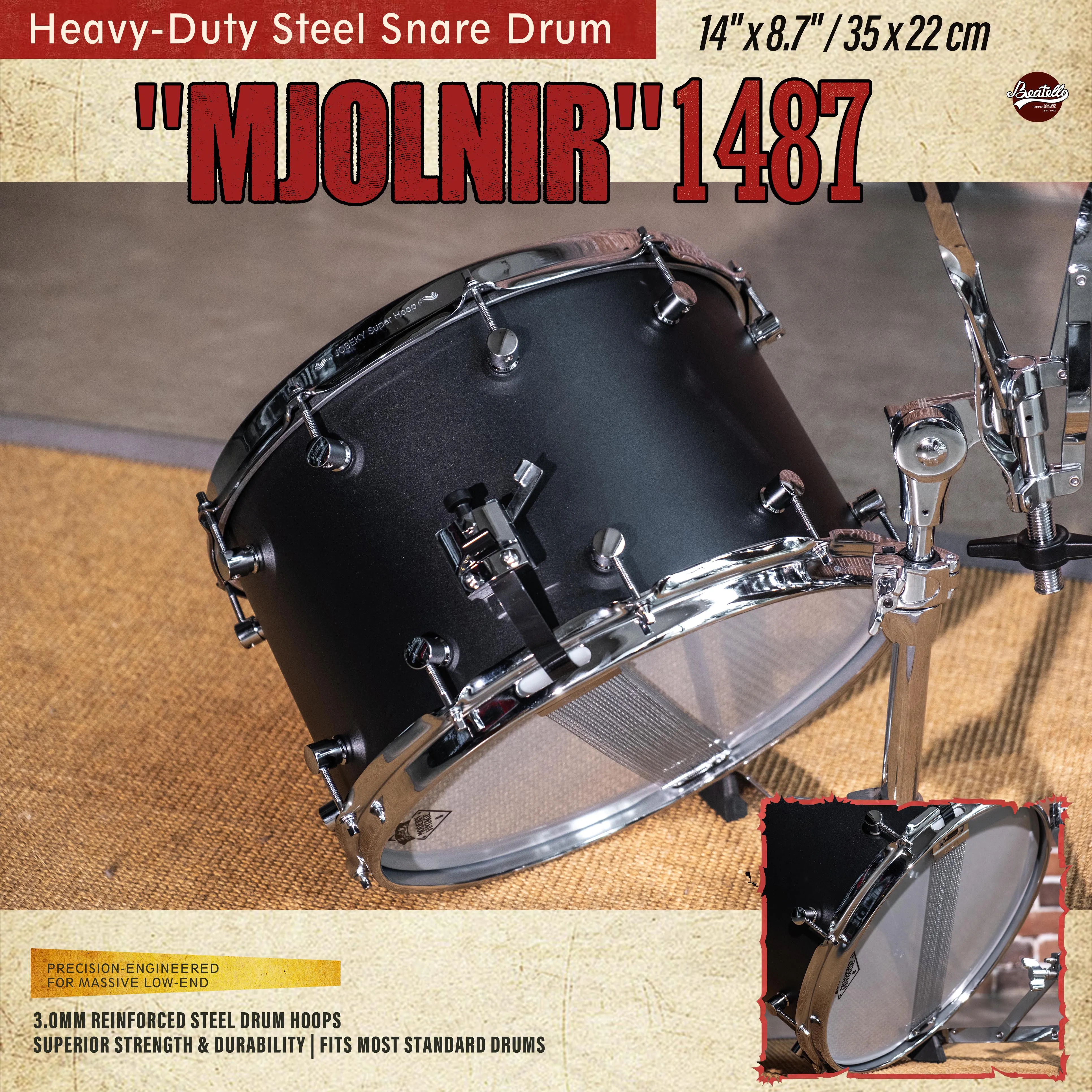 

Цифровая электронная ударная установка с 5 барабанами, 3 тарелками и сетчатыми пэдами для начинающих музыкантов. Продается.