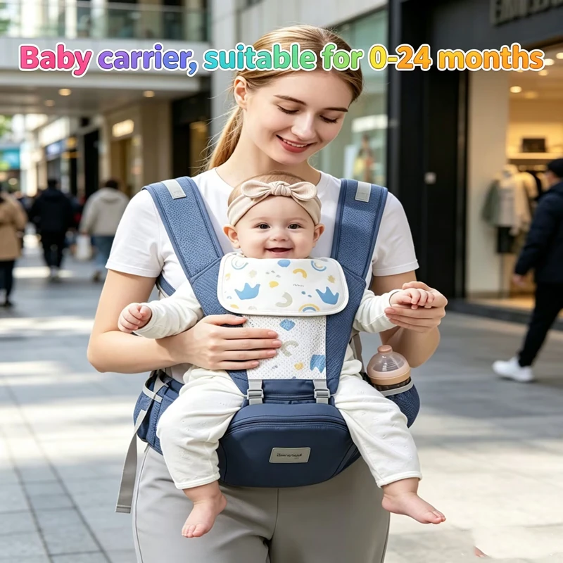 0-24 months Baby Carrier Adjustable Front Hug Horizontal Hug Ergonomic Breathable New born Belt Carriers Outdoor Carrying Tool