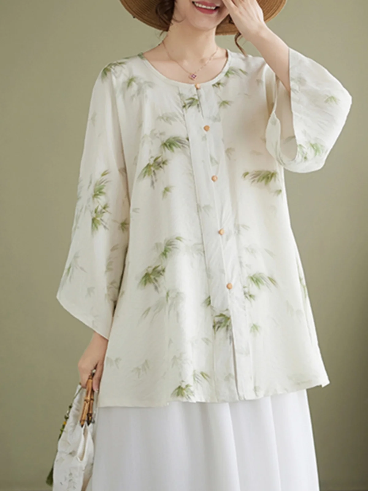 Novo chinês sle floral impressão proteção solar irt feminino solto retro dinas ming hanfu leve aberto cardigan topo