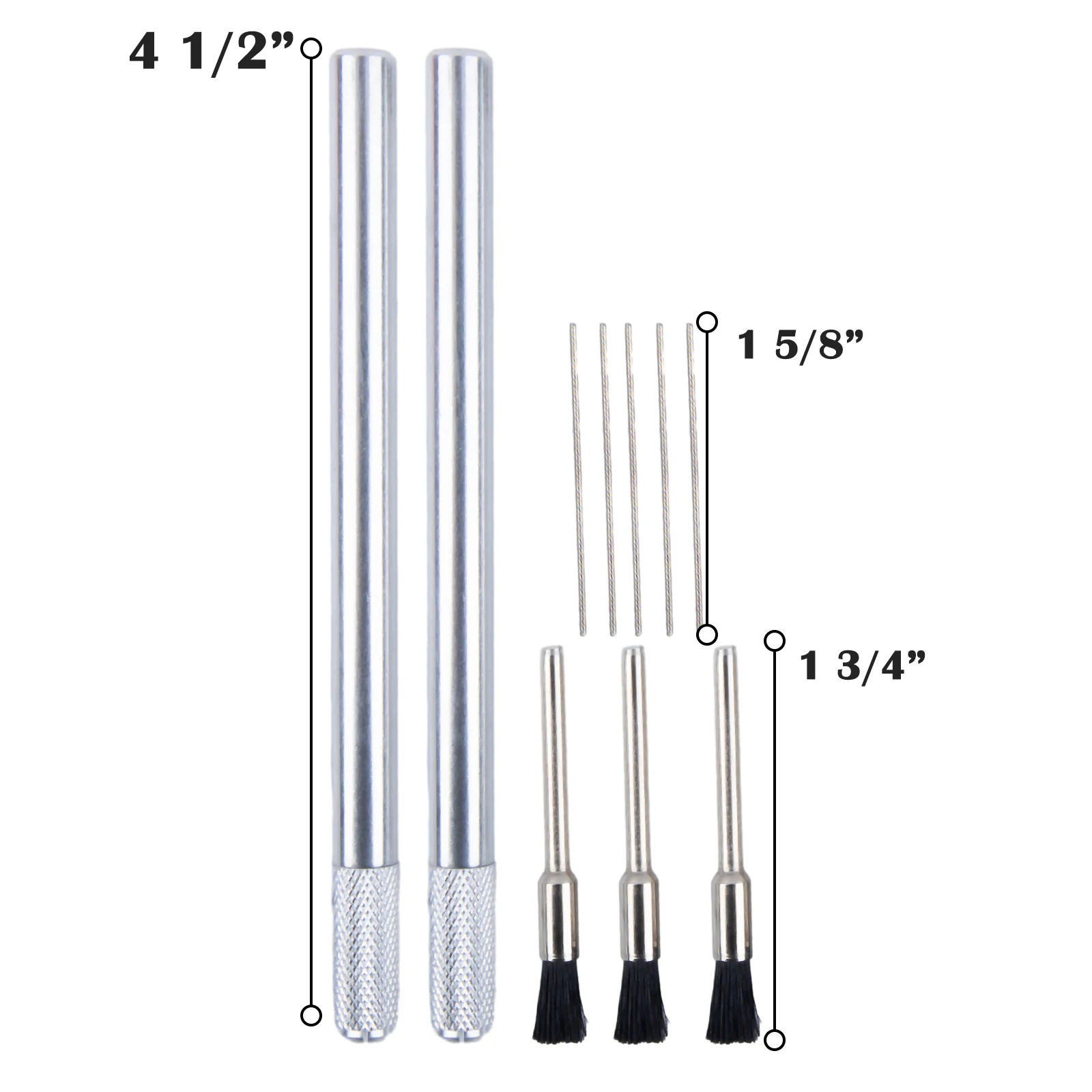 22szt/zestaw Narzędzie do czyszczenia i naprawy Najciemniejszy 210mm 115mm 40x20 Mm Do wszystkich rodzajów pistoletów natryskowych Zestaw szczotek do czyszczenia Zestaw narzędzi