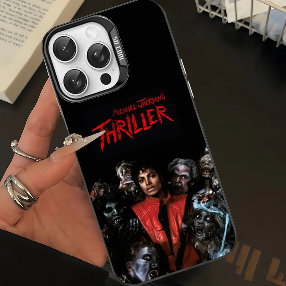 

M-MichaelS J-Jackson Phone Case For IPhone 16 15 14 13 12 11 Pro Max X XR XSMAX 8 7 Plus Matte Shockproof Back Cover