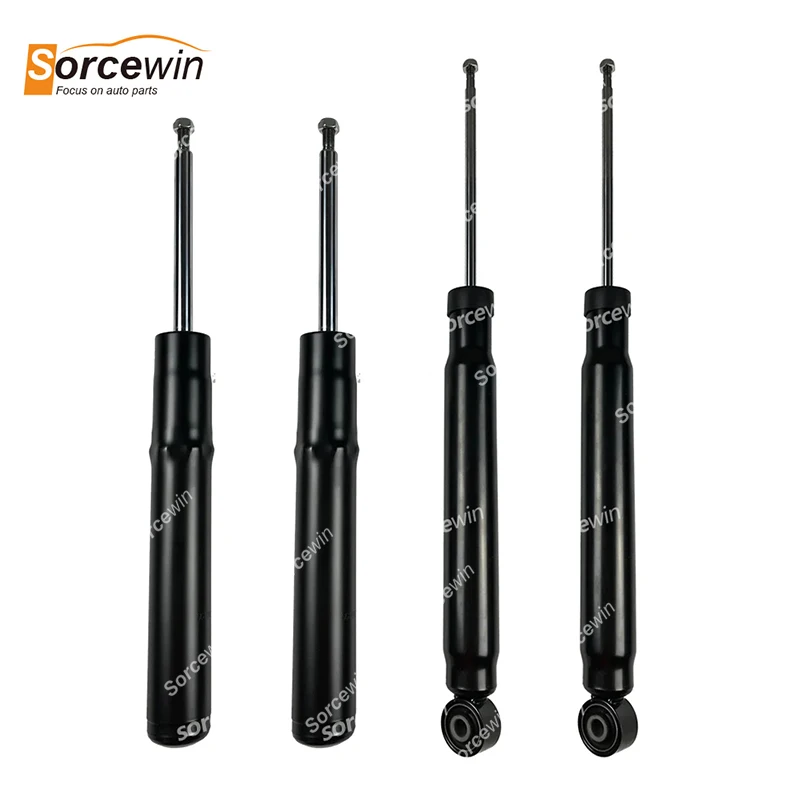 4PCS For Audi A6 C7 A7 A6L 2012-2017 Saloon Front Rear Suspension Strut Shock Absorber 4G0413031D 4G5513035C