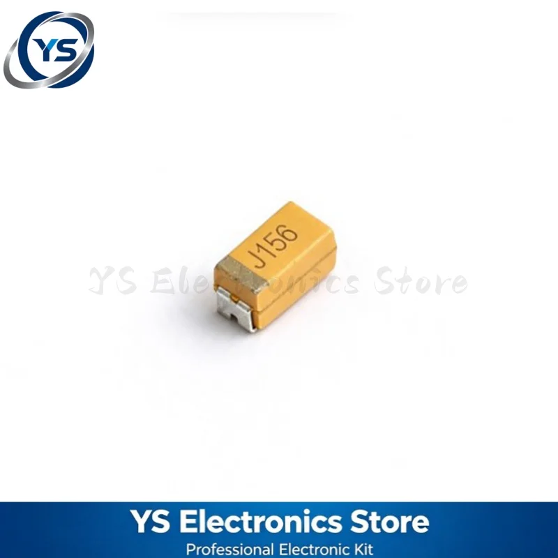 10-100pcs SMD Tantalum Capacitor Case A 3216 1206 6.3V 15μF 156 6.3V156 New Original Stock