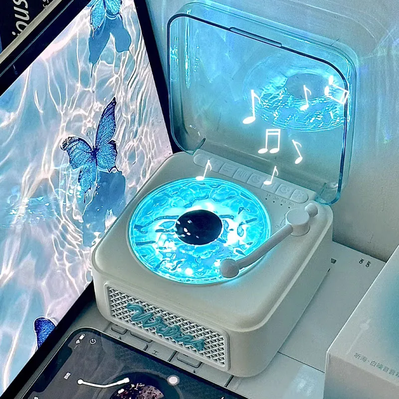 

Bluetooth-динамик с белым шумом, помощь во сне, звуковая панель, объемный звук, музыкальная шкатулка, волновая атмосфера, свет, таймер сна, поддержка TF USB AUX