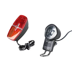 Ebike light LED 6V 3W Electric Bike Front Rear Light, Taillight Or Headlight For Bafang BBS02B BBSHD tsdz2b tsdz8 Motor