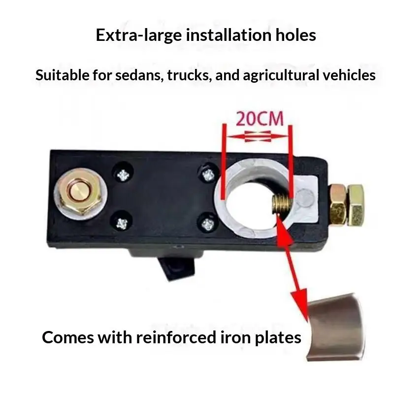 Auto-Batterie-Trennschalter 12V-24V Batterie-Entkopplungsschalter Anti-Leckage-Schalter Schnell-Trennschalter Universell Reines Kupfer Leckageschutz – Detail 14