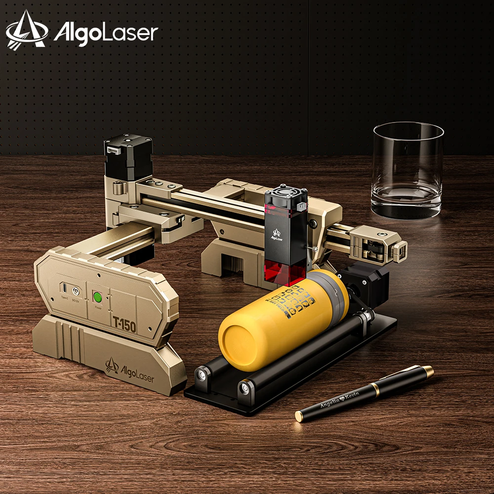 AlgoLaser 2.5W 6W 10W Portable Laser Engraving Machine 8000mm/s High Precision Multi Function Metal Glass Wood Gift DIY Tool Kit