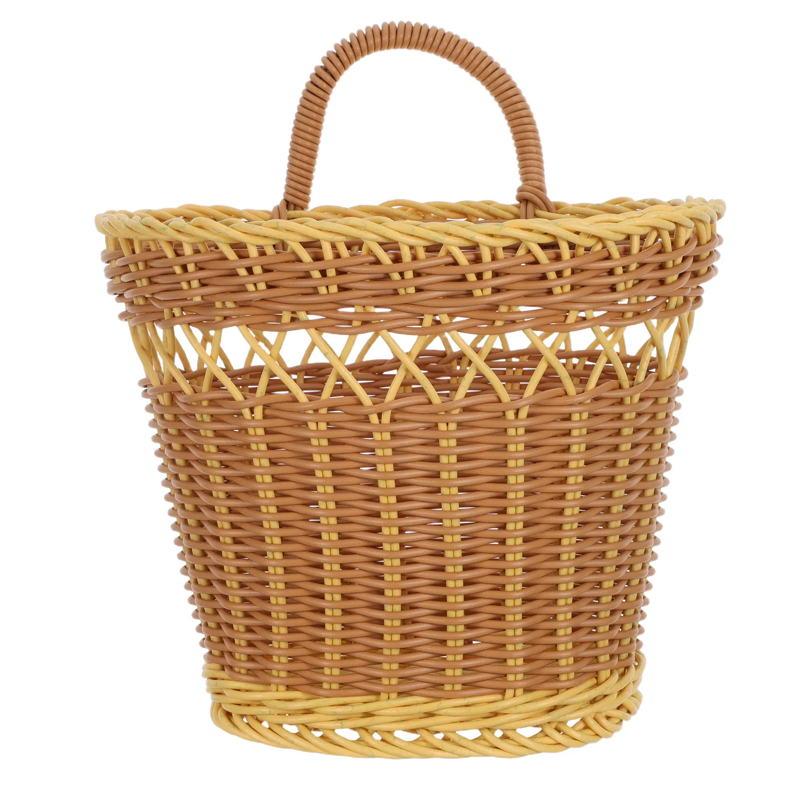 Small Size Wall Mounted Hanging Basket for Kitchen Onion Potato Garlic Storage Decorative Woven Basket for Kitchen Wall