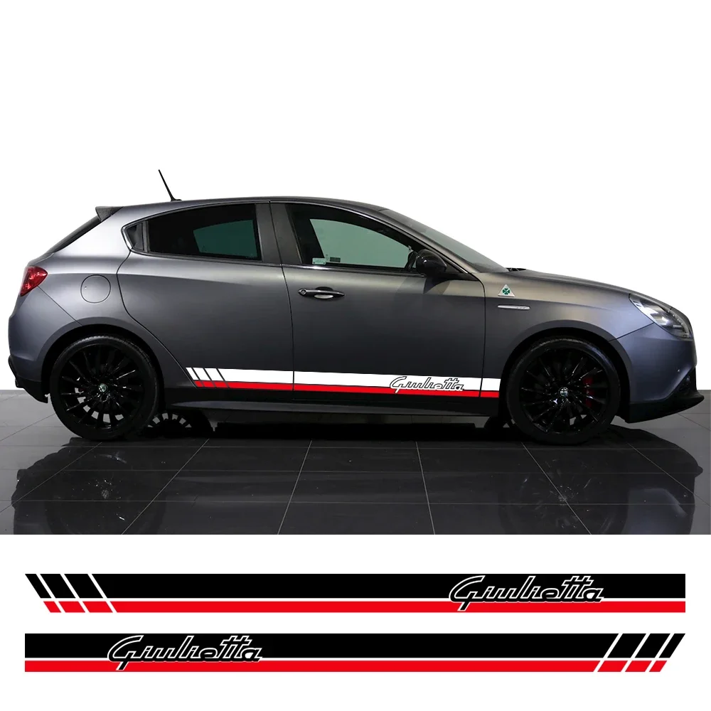 For Alfa Romeo Giulietta Car Side Door Vinyl Film Stickers Stripes Styling PVC Decals Decoration Auto SUV Tuning Accessories