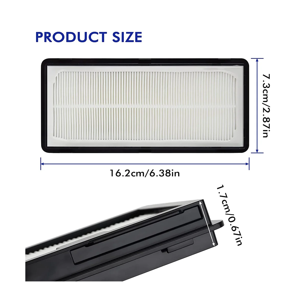 Filtros Hepa de repuesto lavables para aspiradoras Jet Bot AI+ y Jet Bot+, aptos para Robot VR30T85513W/AA, 2 uds.
