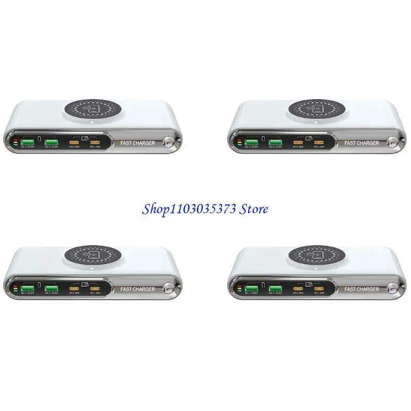 

D46B Multiport USB Adapter Adapter 45W Беспроводная зарядная станция быстро для телефона для телефонов
