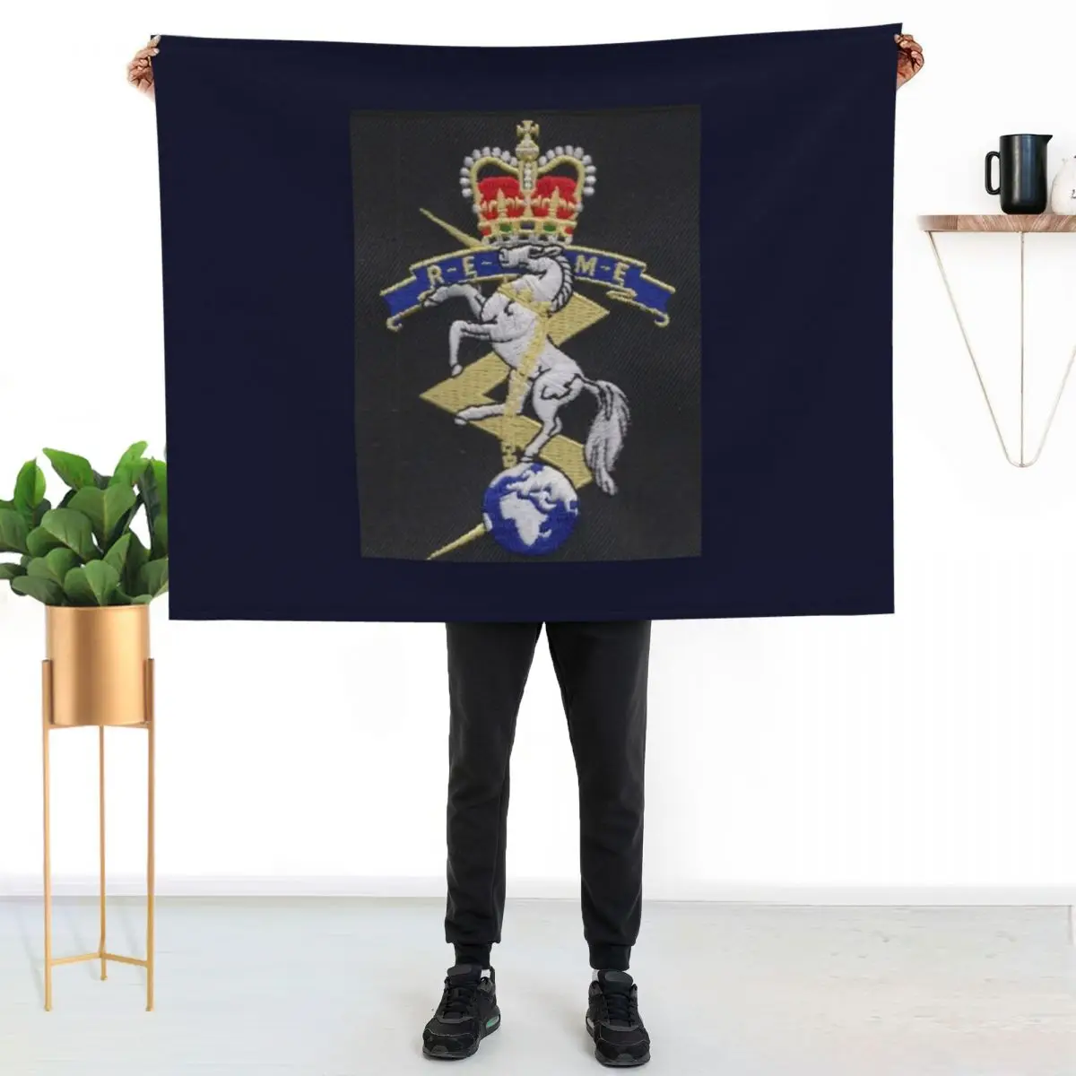 REME BADGE Throw Blanket manga Blankets Sofas Of Decoration Baby Loose anime Flannels Blankets