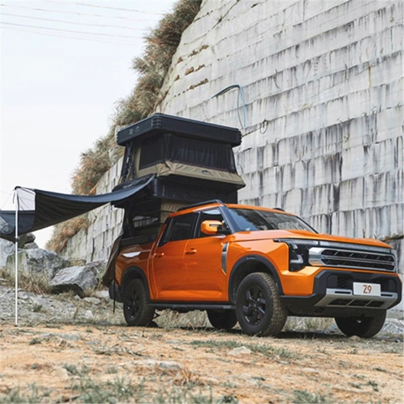 Pickup Truck Bed Tent Automated Setup Electric Controlled High Capacity Li Battery Safety Lock Customize Windproof Truck Shelter