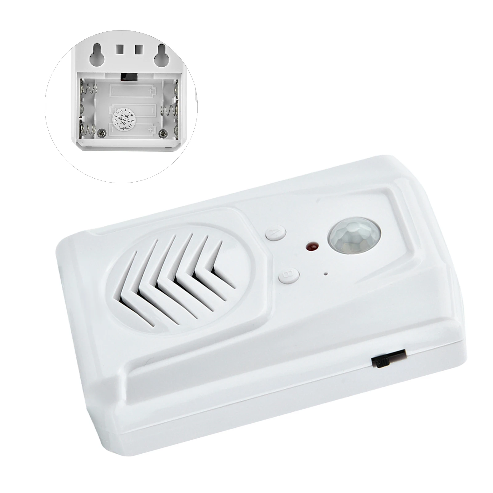 Motion Sensor Doorbell USB/Battery Powered Motion Sensor Alarm MP3 Audio Player Infrared Induction Doorbell
