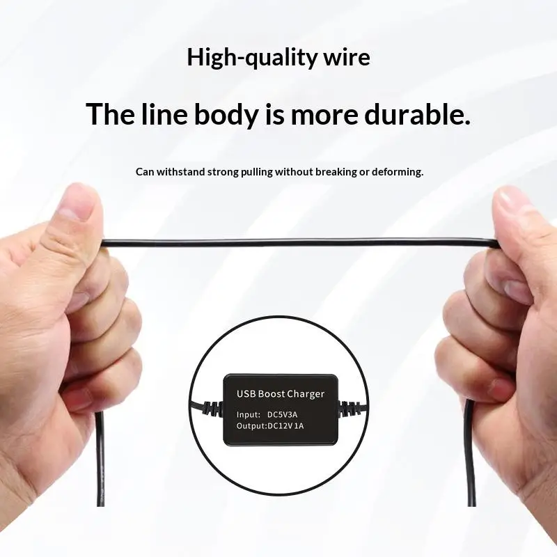 USB To RJ11 Converter Cable with DC55X21 Compatible with Radar Detectors Ensures Quick Car Charging Solution