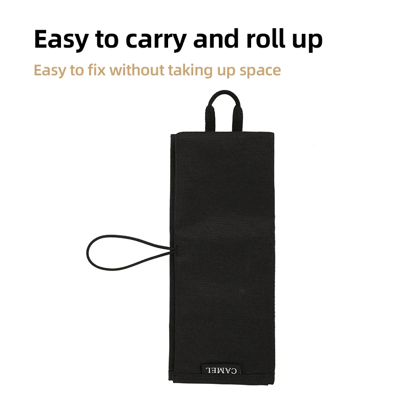 GOLDEN CAMEL Outdoor Camping Tableware Storage Bag Portable Chopsticks Knife Fork Spoon Camping Picnic Cookware Cloth Bag