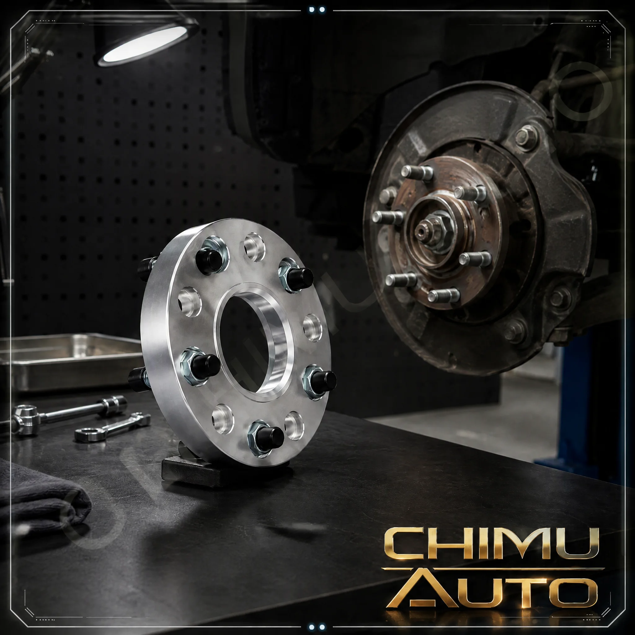 【CHIMU AUTO】2Pcs Hub‑Centric Forged Wheel Spacer 5x105 CB56.6 For Chevrolet Aveo Sail Cruze Epica Agile 6061‑T6 Wheel Adapter