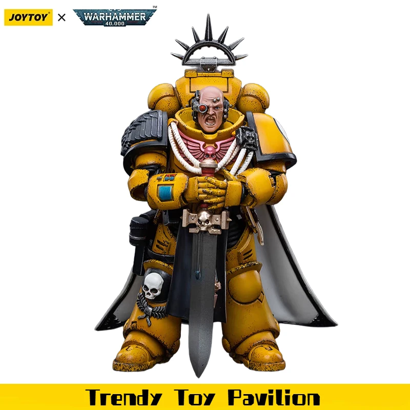 

【JOYTOY】Warhammer 40K Lmperial Fists Primaris Captain 1/18 Action Figure Toys