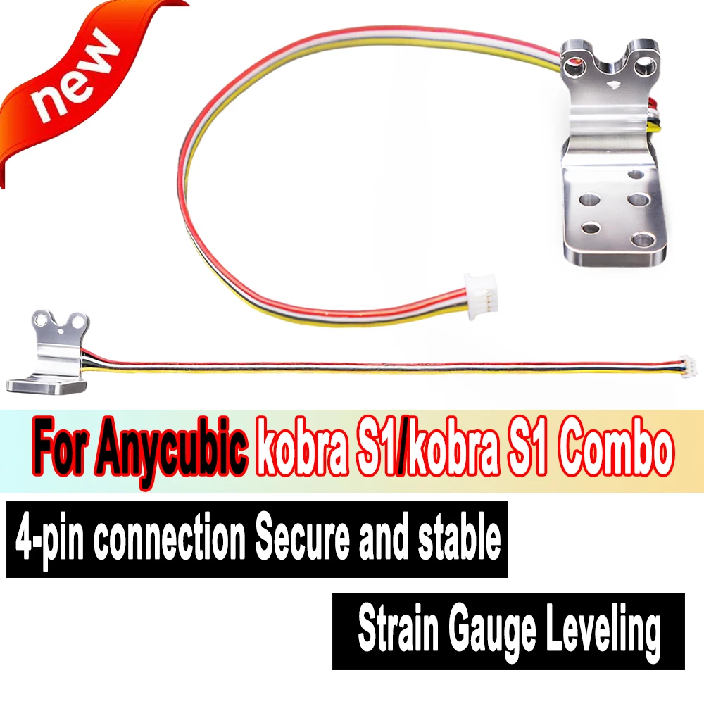 

High Quality For Anycubic kobra S1/kobra S1C Strain Gauge Leveling 3D Printer Parts For S1C For Kobra S1 Combo